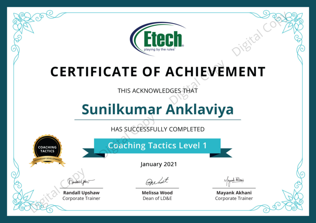 Coaching Tactics Level 1